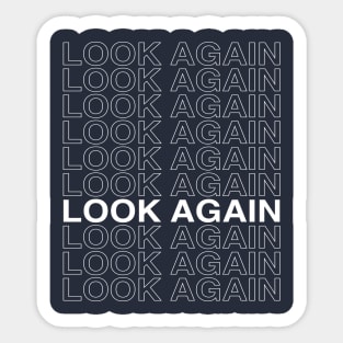 Look Again Sticker